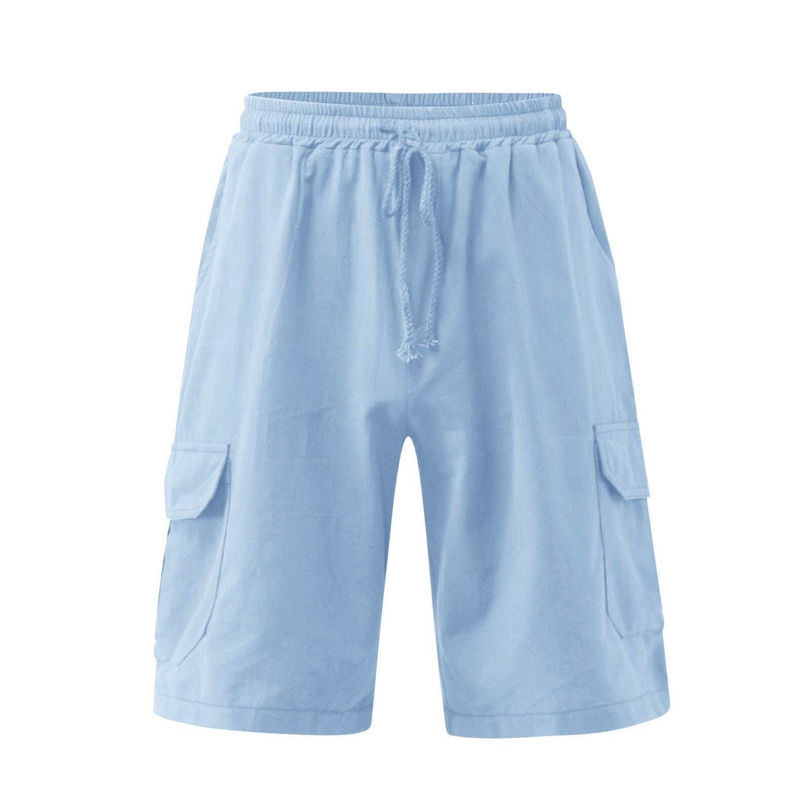 Katoenen shorts met zakken