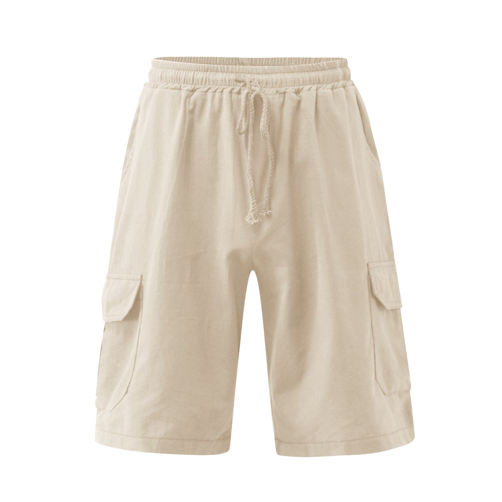 Katoenen shorts met zakken