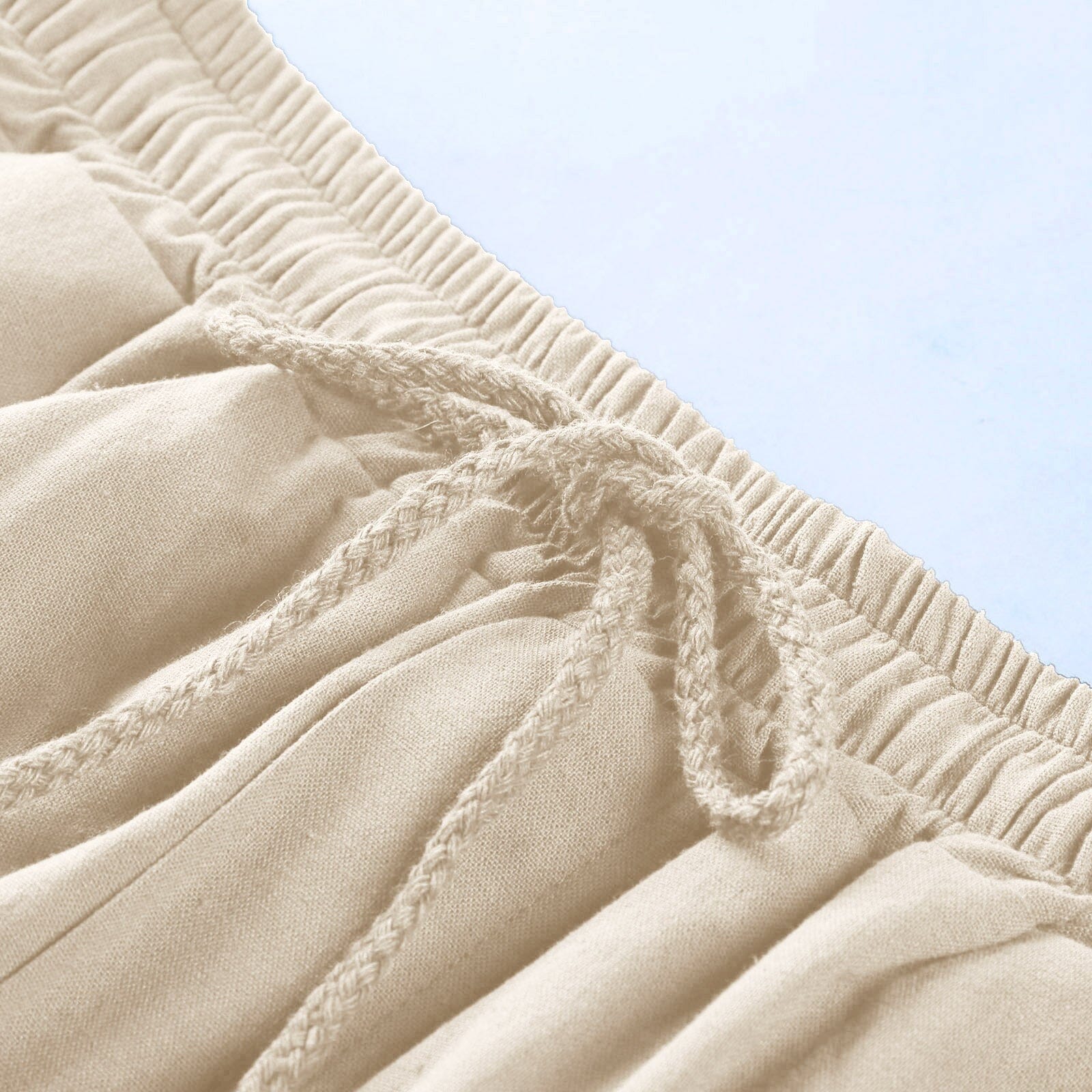 Katoenen shorts met zakken