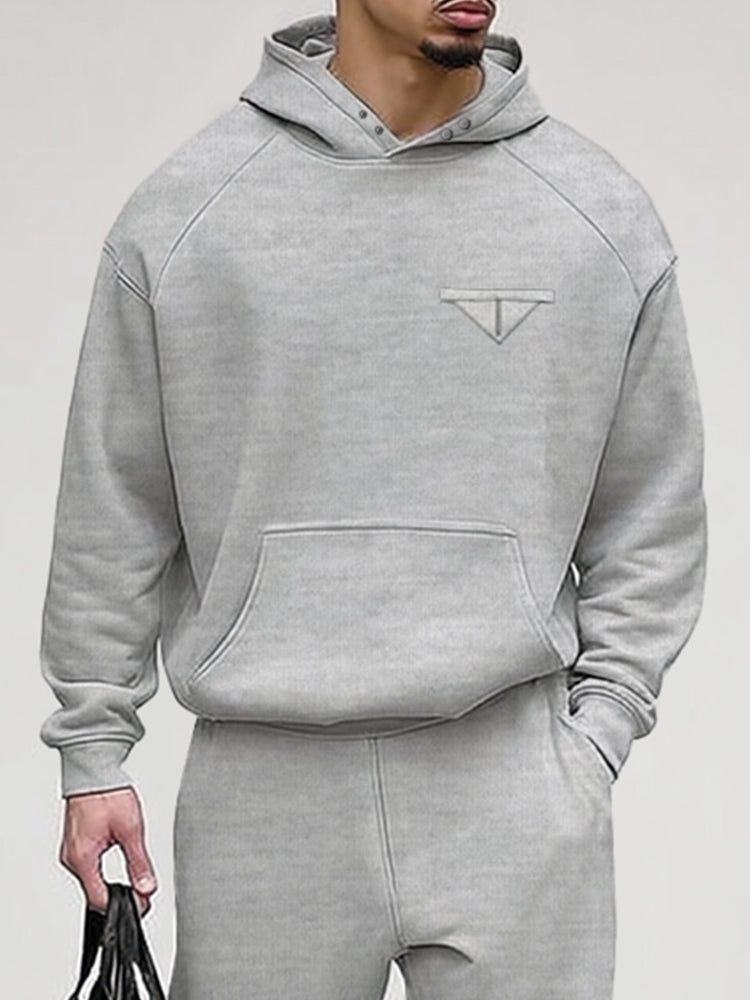 Zachte hoodie en broekset