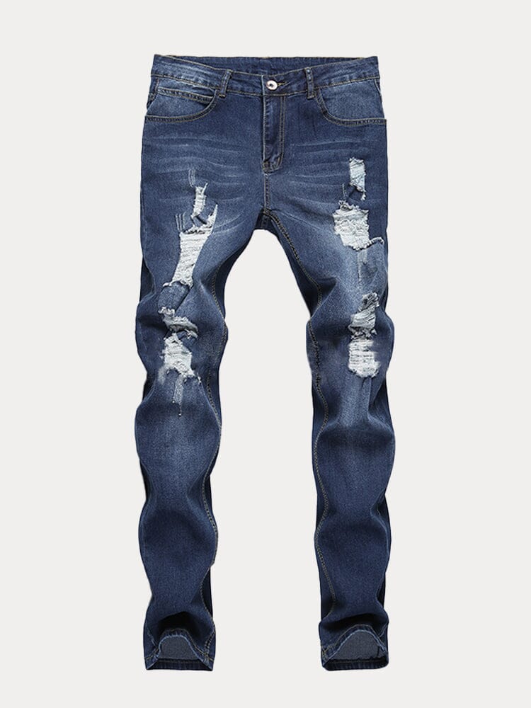 Slim fit gescheurde jeans