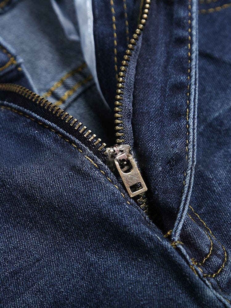 Slim fit gescheurde jeans