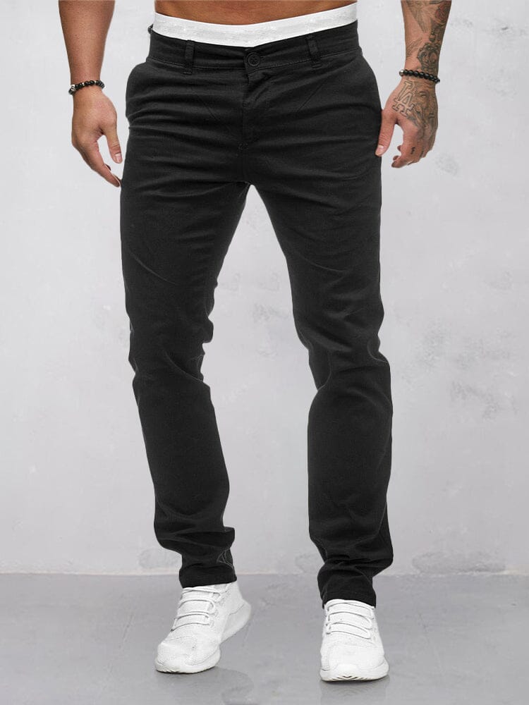 Casual comfortabele effen broek