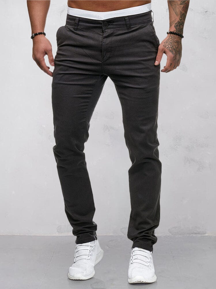 Casual comfortabele effen broek