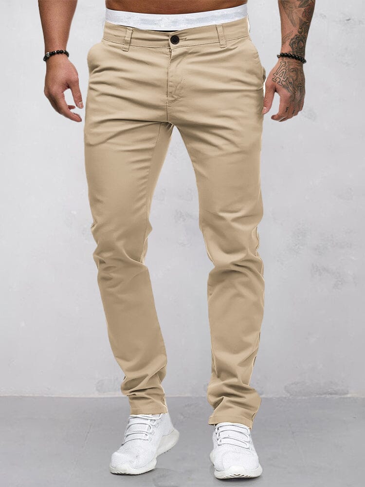 Casual comfortabele effen broek