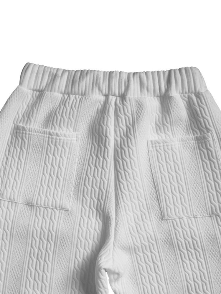 Athleisure kabeljacquard set