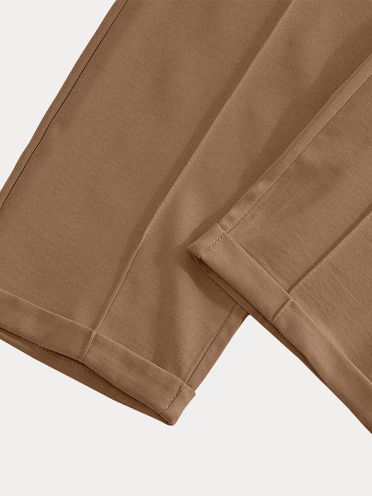 Business casual broek met tailleband