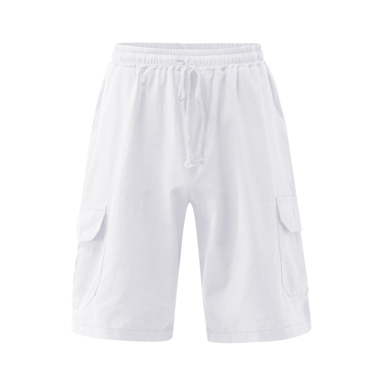 Katoenen shorts met zakken