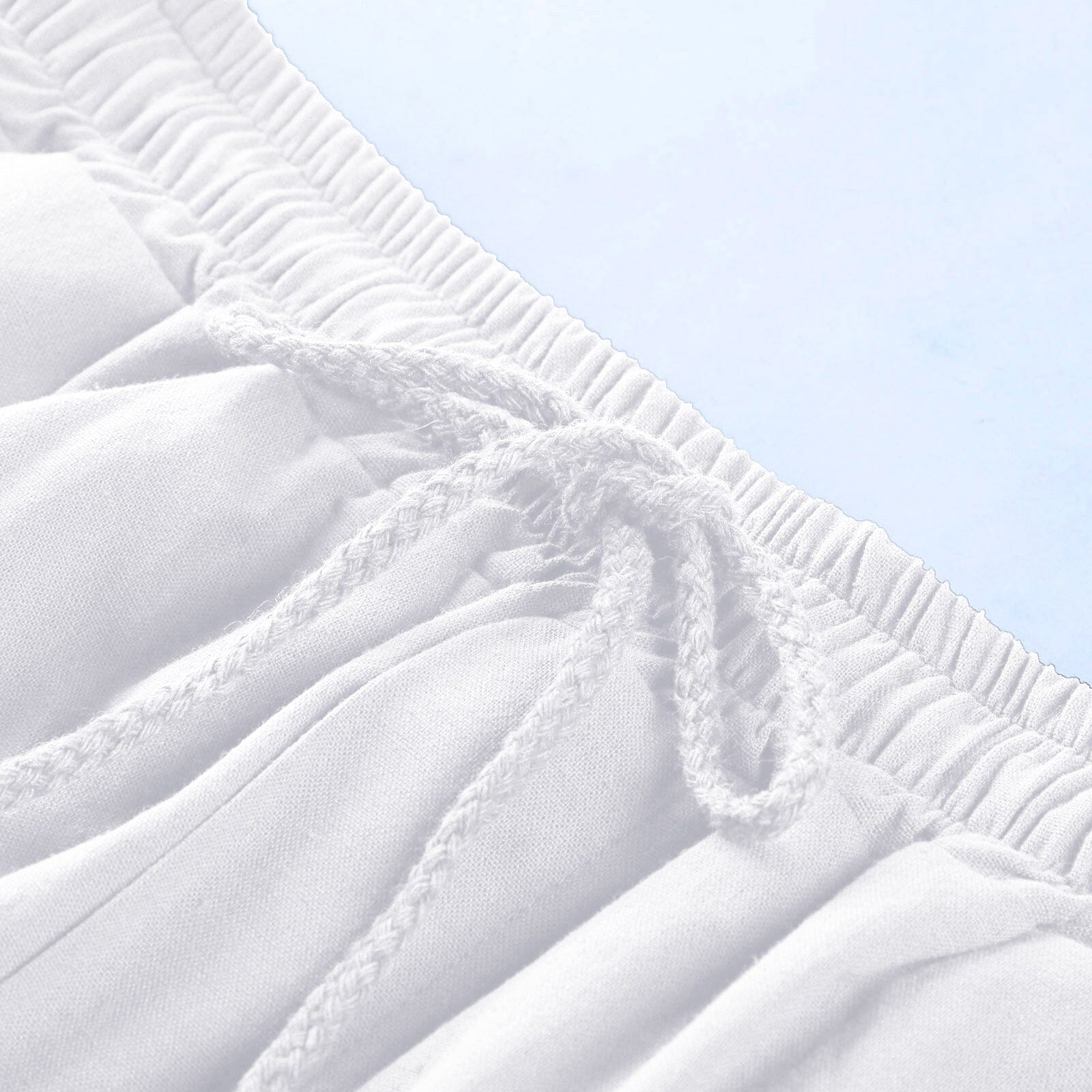 Katoenen shorts met zakken