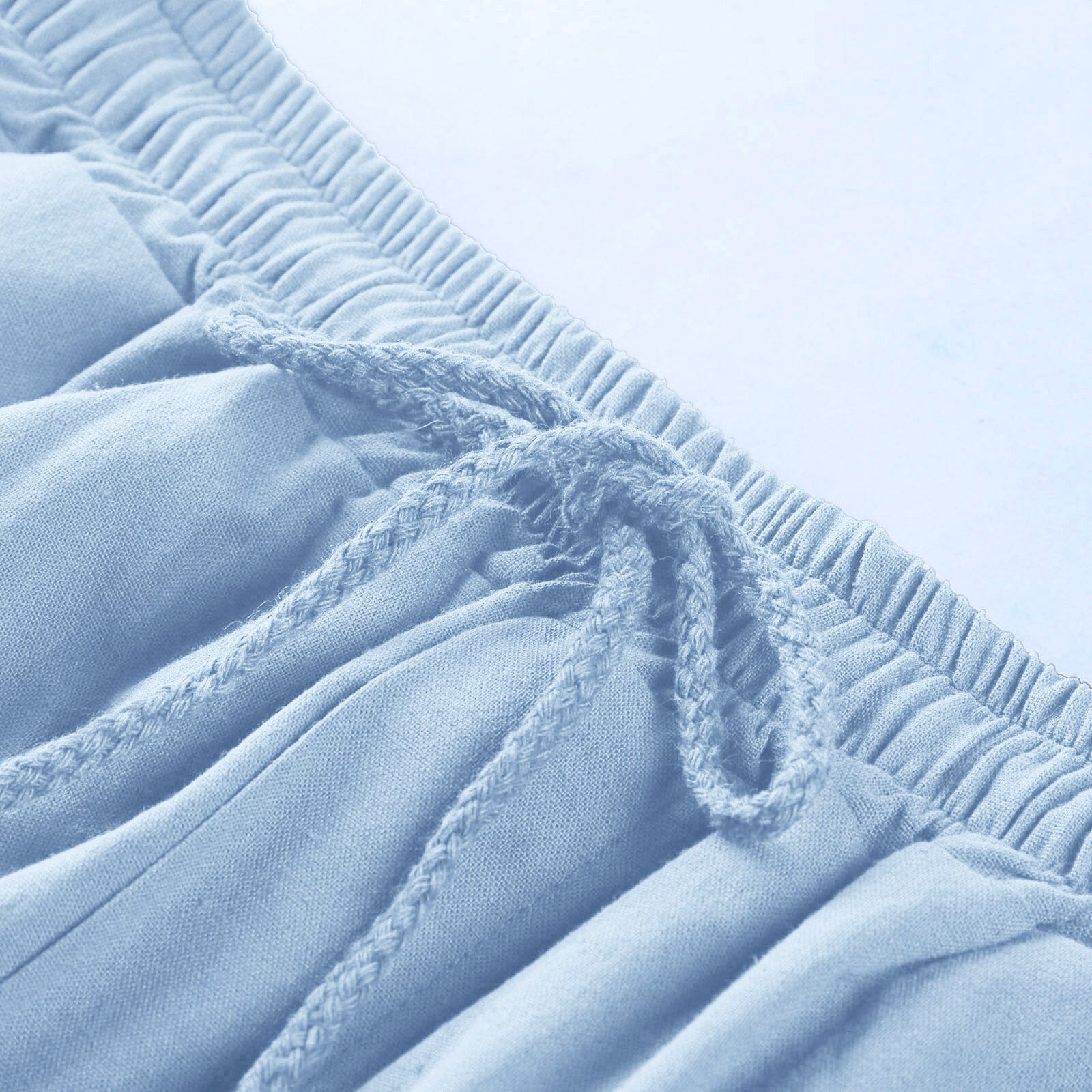 Katoenen shorts met zakken