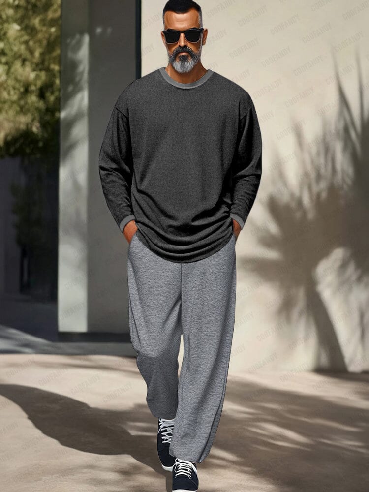 Premium zacht colorblock ondershirt