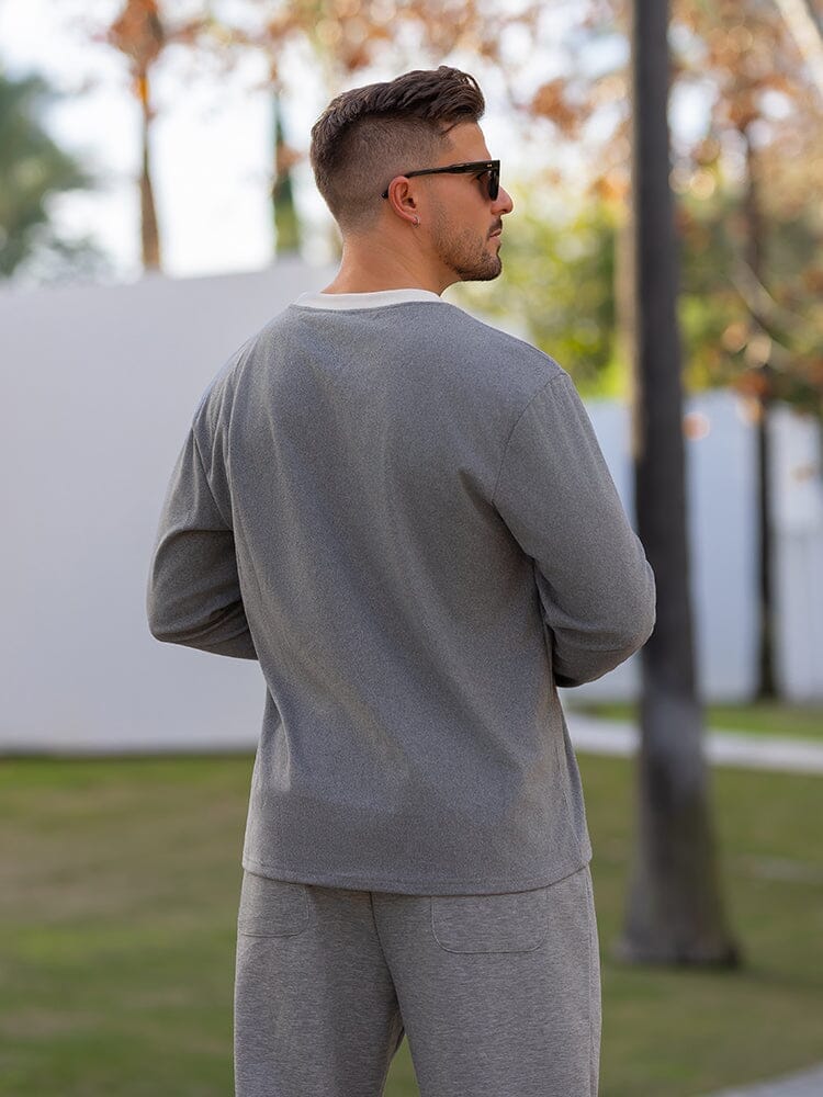 Premium zacht colorblock ondershirt