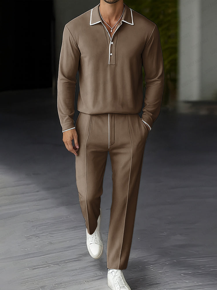 Verfijnde casual bijpassende set