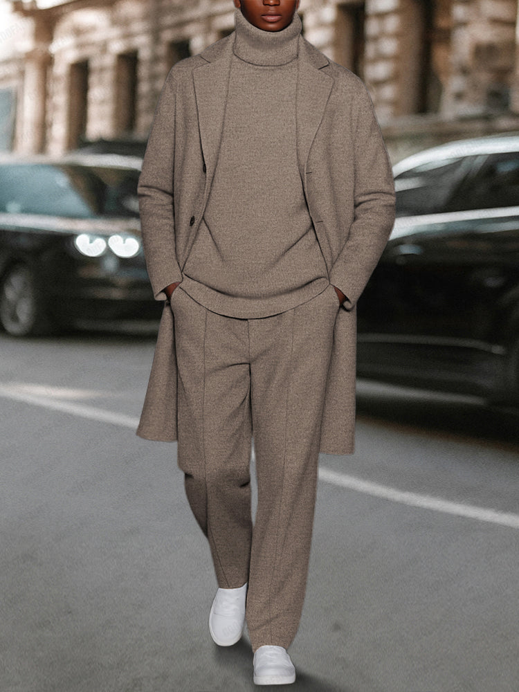 Moeiteloze luxe driedelige set