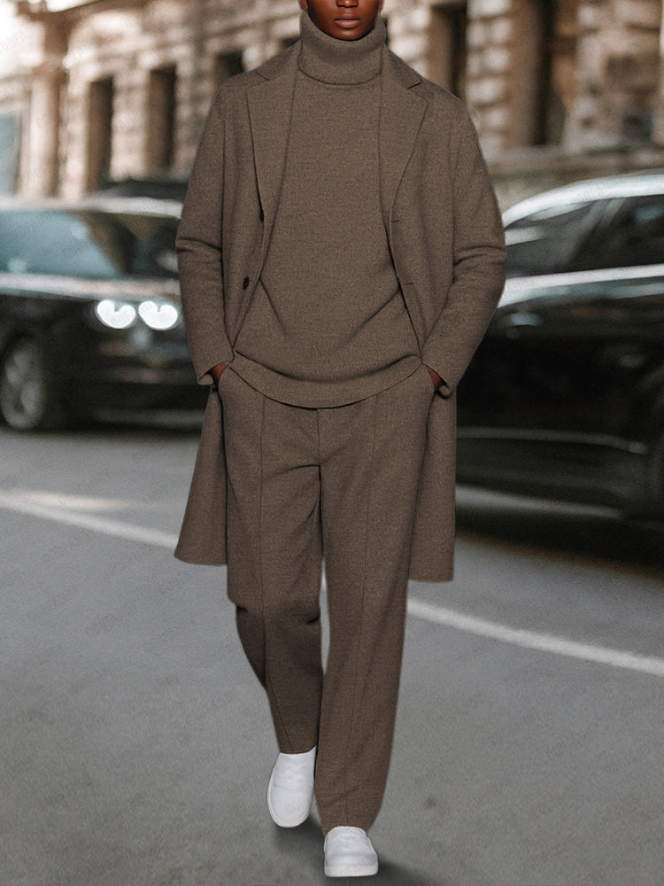 Moeiteloze luxe driedelige set