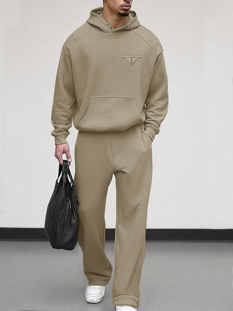 Zachte hoodie en broekset