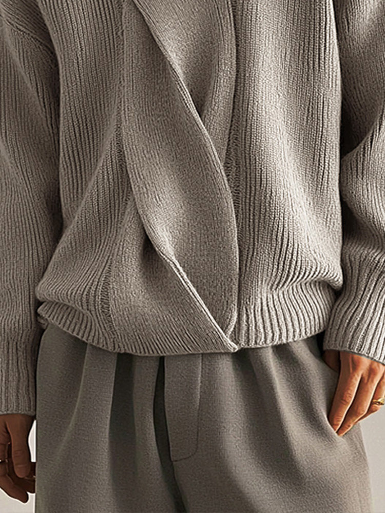 Stijlvolle zachte trui met design