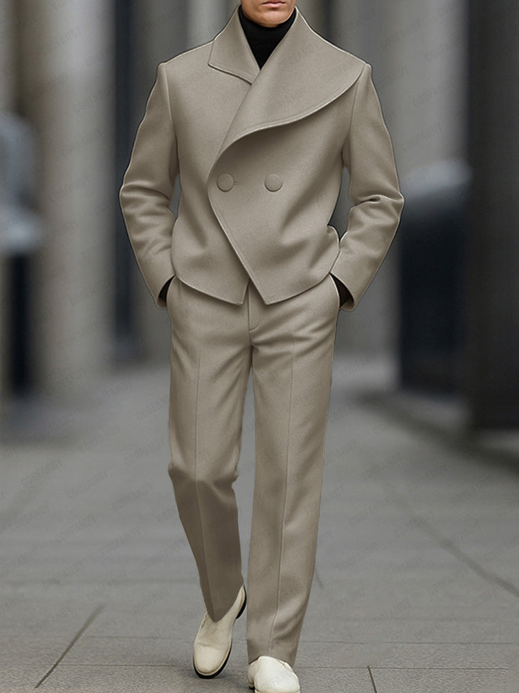 Stijlvolle blazer- en broekset