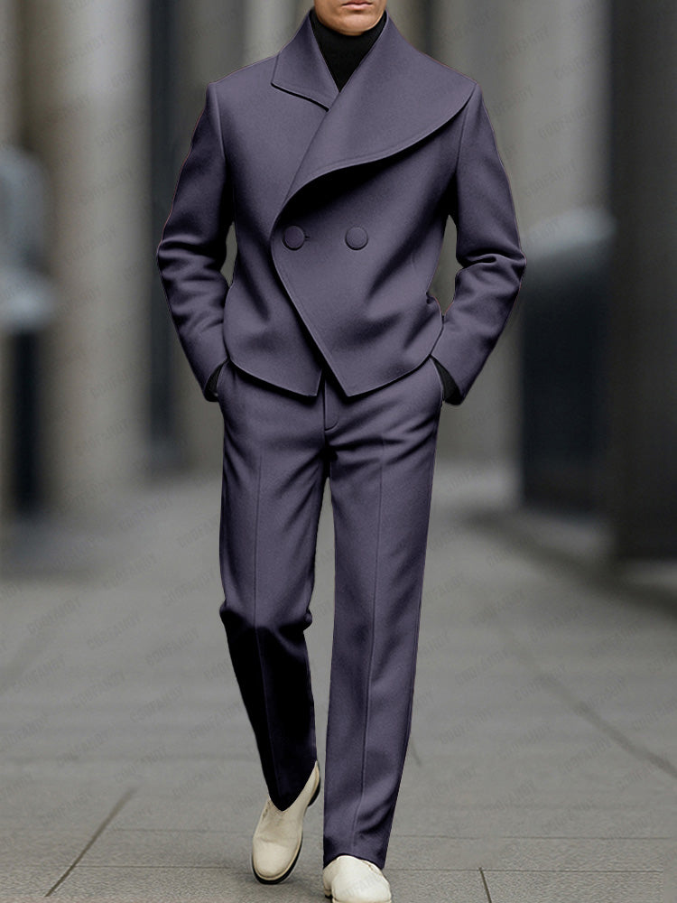 Stijlvolle blazer- en broekset