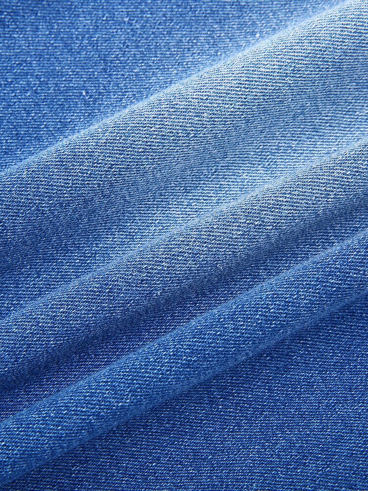 classic double stitches slim fit jeans