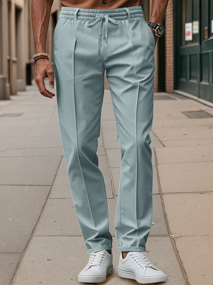 Business casual broek met tailleband