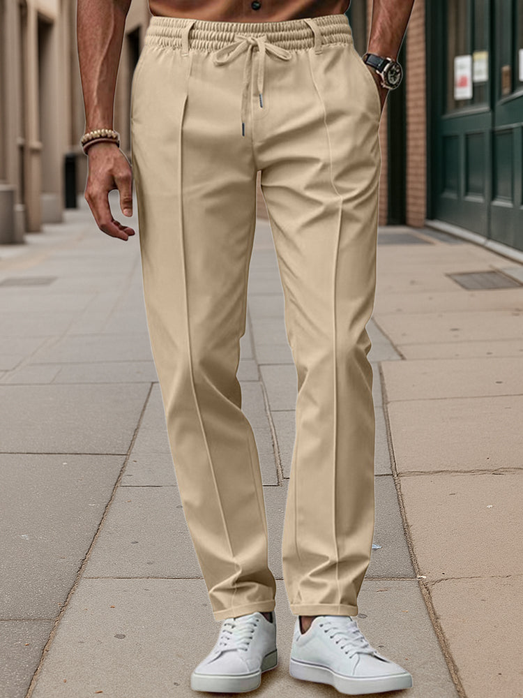 Business casual broek met tailleband